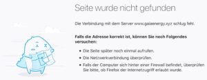 Serverfehler 001