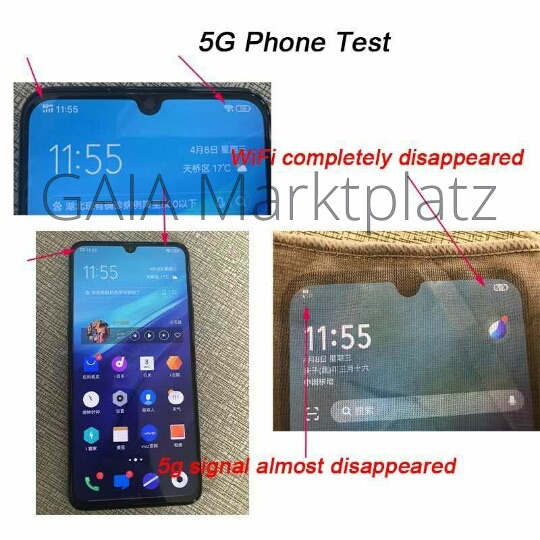 Emf Schutz, 2X2X2 M 9 5G Phone Test